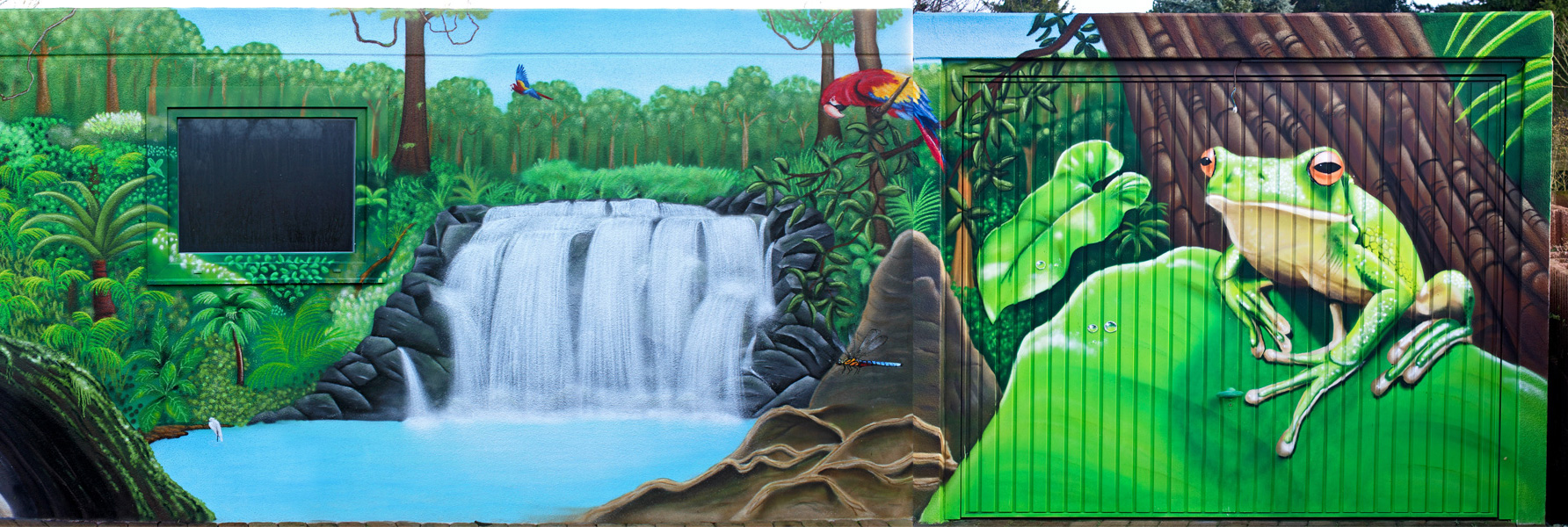 jungle-panorama graffiti